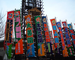 Learn Japanese - sumo banners